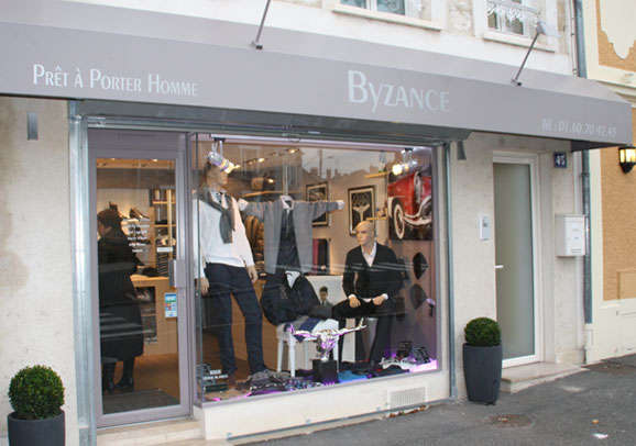 Byzance à Moret sur loing, prêt à porter homme